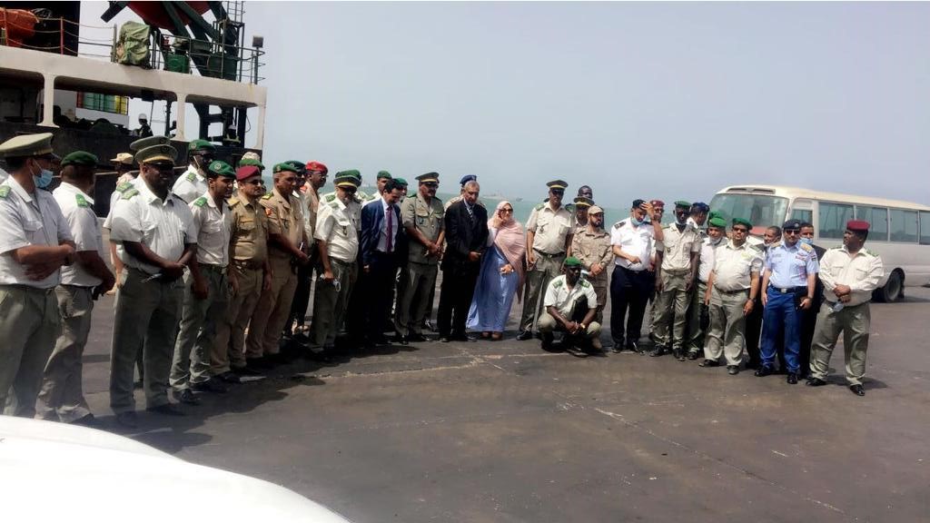 Le jeudi 03 juin 2021 ,le  port autonome de Nouakchott a organisé une visite de prospection et d'information pour la quatorzième promotion de la formation de gestion des État- major.