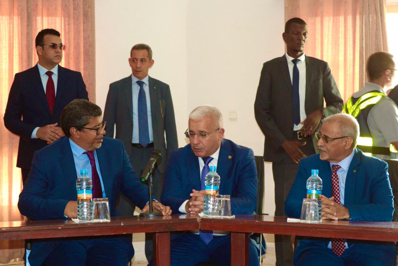 The Presidents of the Mauritanian and Algerian Parliaments visit the Autonomous Port of Nouakchott