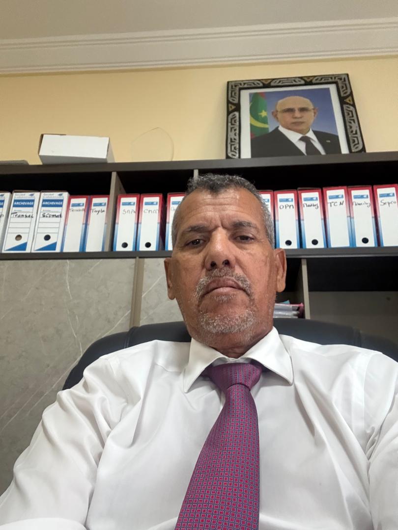 Mr. Taleb Ahmed TAGHY, Director General of SOGETRAP (Port Labour Management Company), presents his vision to address the issue: How to strengthen the efficiency of docker workforce management within SOGETRAP to contribute to the overall performance of the Autonomous Port of Nouakchott?